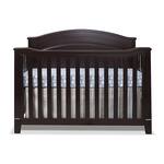 Best Buy Sorelle Berkley Round Top Panel Crib Espresso 665 E
