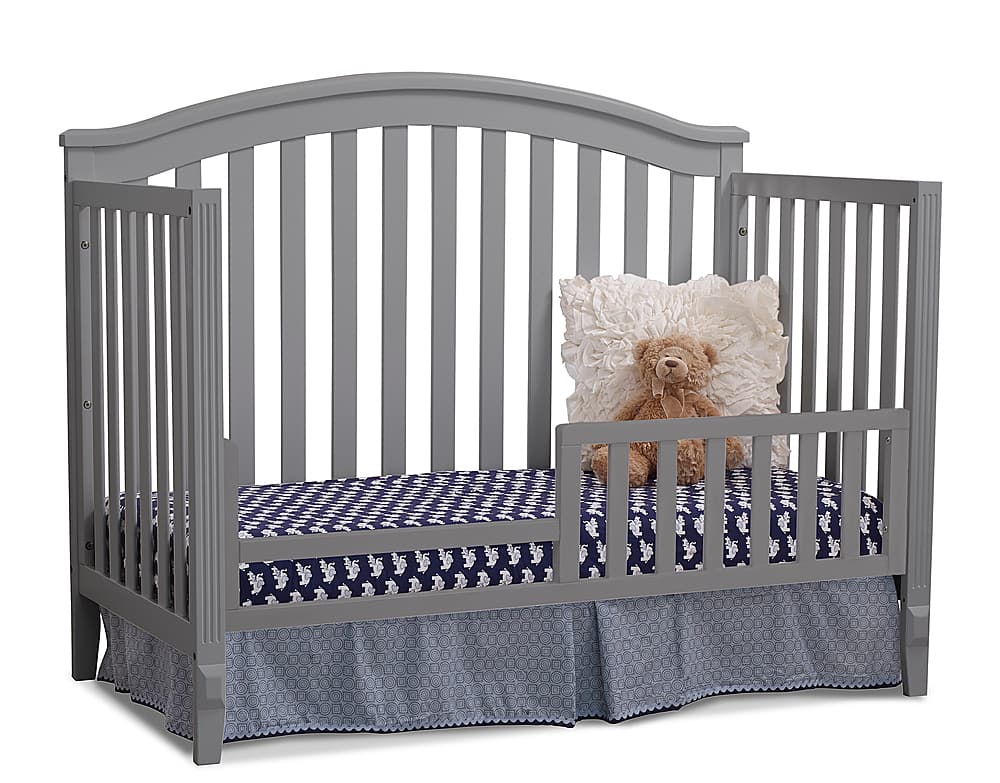 Left. Sorelle - Berkley Crib - Gray.