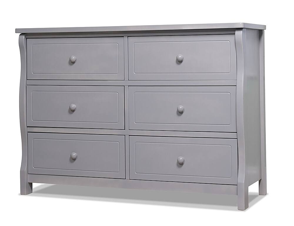 Angle. Sorelle - Princeton Elite Double Dresser - Weathered Gray.