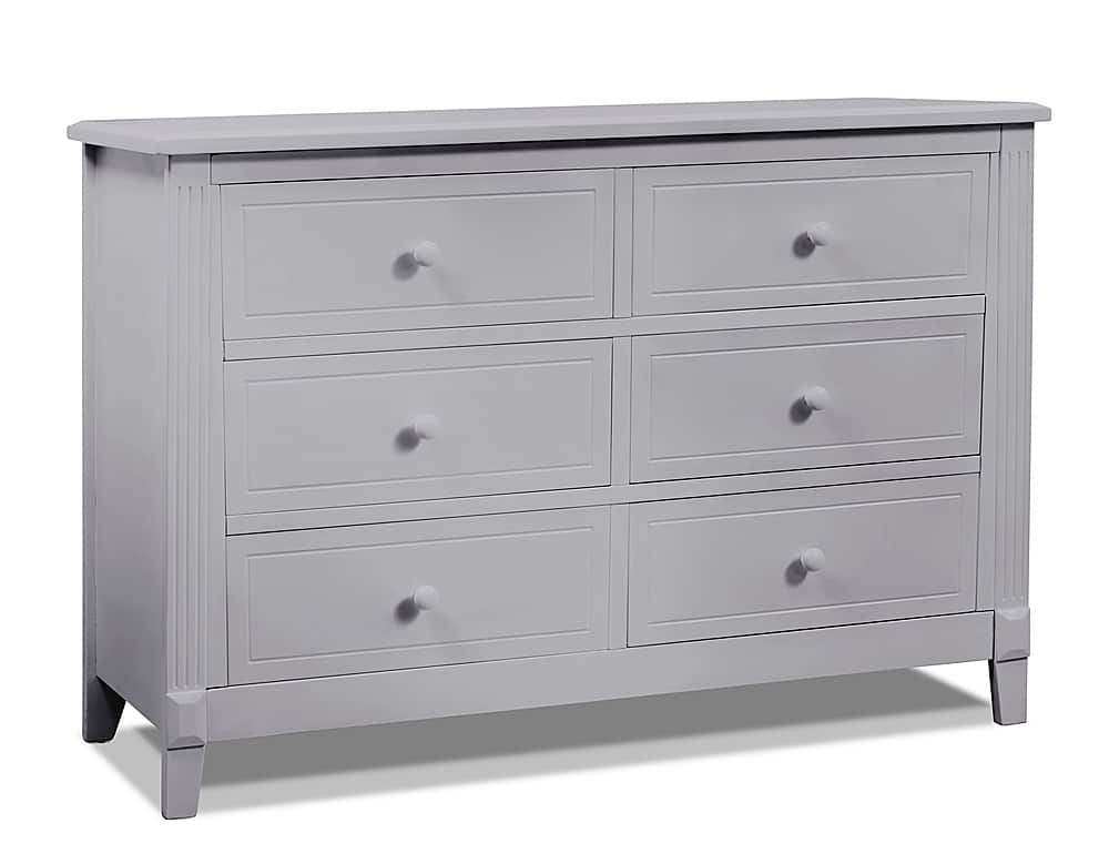 Angle View: Sorelle - Berkley Double Dresser - Gray