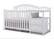 Front. Sorelle - Berkley Crib & Changer - White.
