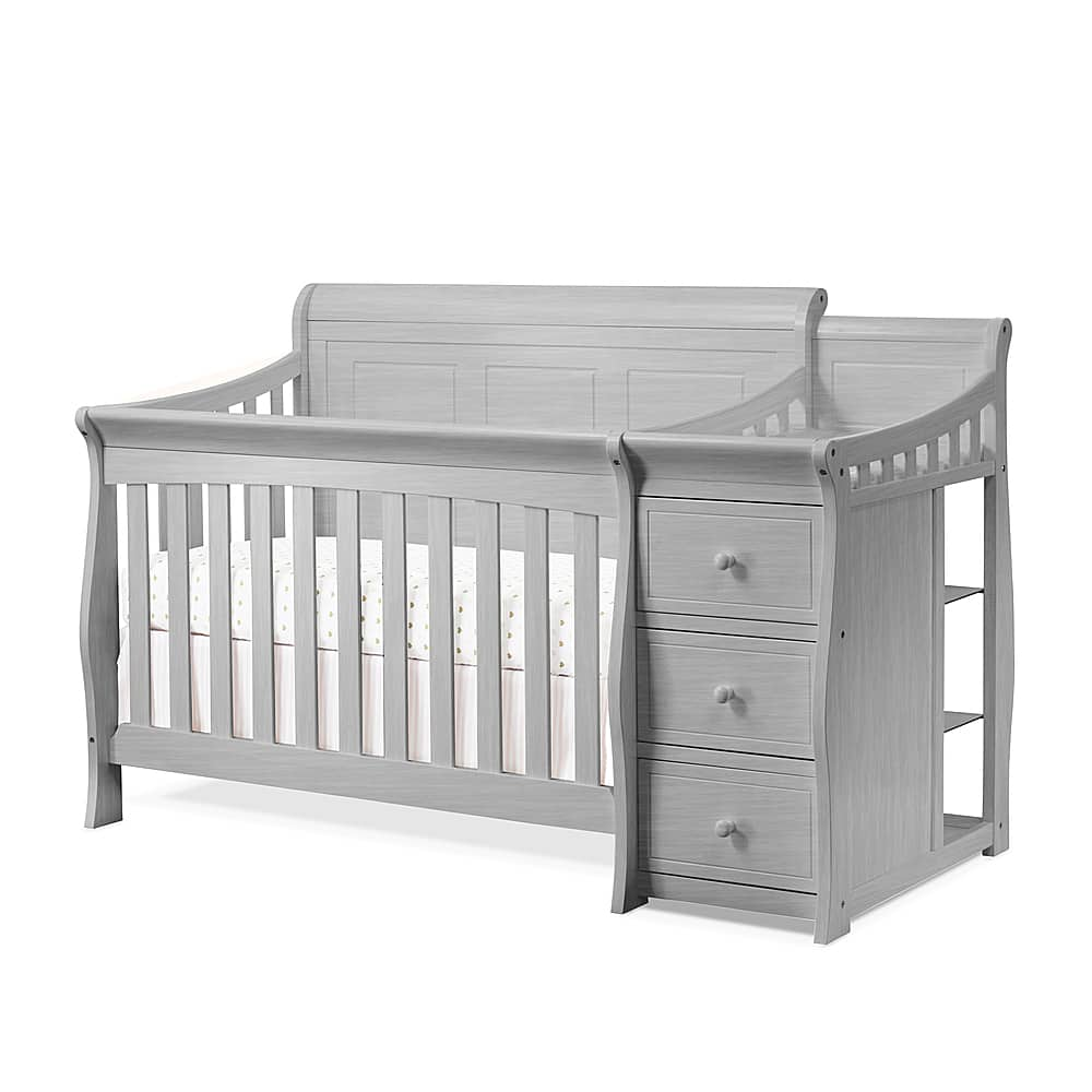 Weathered grey deals crib