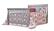 Left. Sorelle - Princeton Elite Crib & Changer - Weathered Gray.