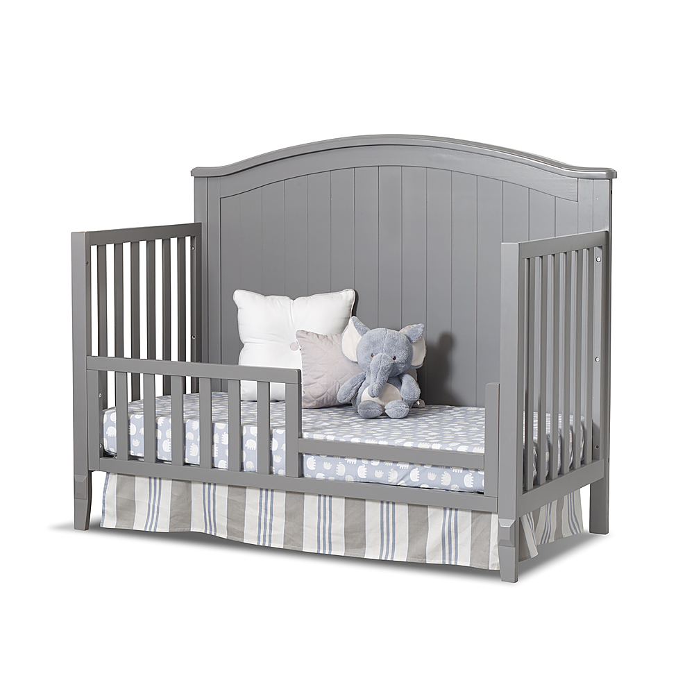 Angle View: Sorelle - Fairview 4-in-1 Crib - Gray