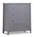 Angle. Sorelle - Berkley 4 Drawer Chest - Gray.