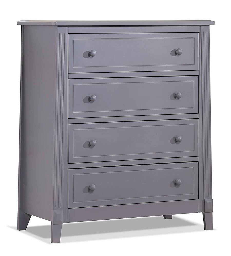 Angle. Sorelle - Berkley 4 Drawer Chest - Gray.