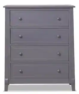 Sorelle - Berkley 4 Drawer Chest - Gray