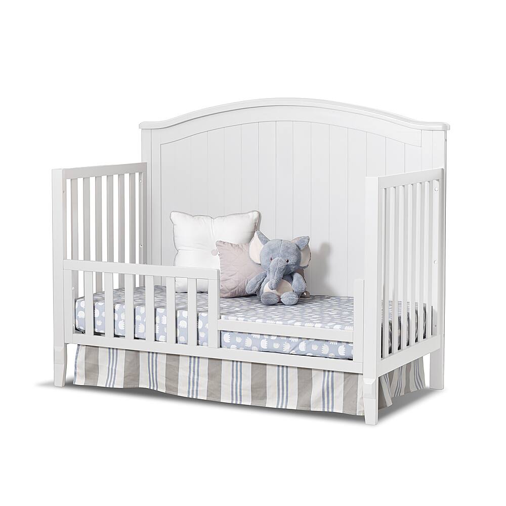 Angle View: Sorelle - Fairview 4-in-1 Crib - White