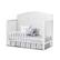 Angle. Sorelle - Fairview 4-in-1 Crib - White.