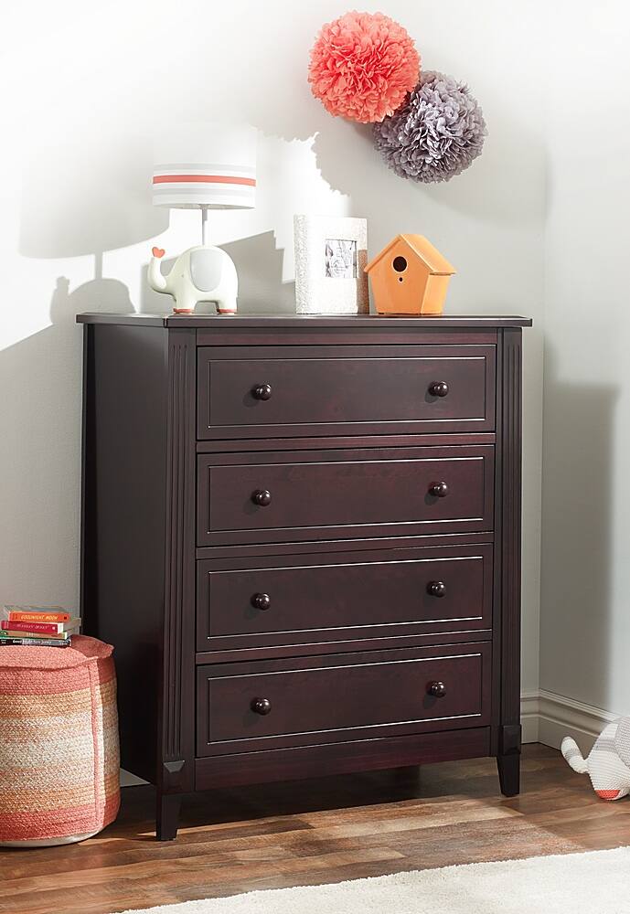 Left. Sorelle - Berkley 4 Drawer Chest - Espresso.