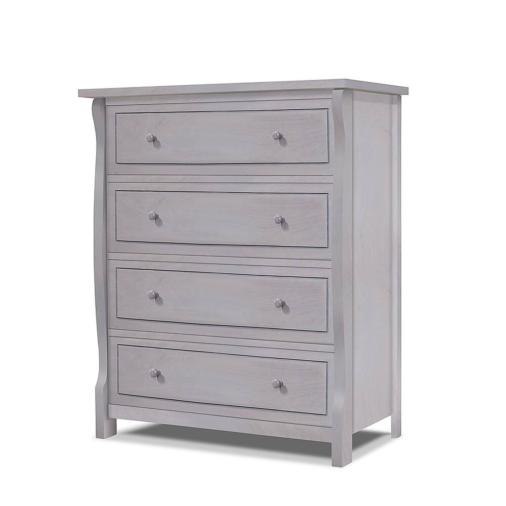 Angle. Sorelle - Princeton Elite 4 Drawer Dresser - Weathered Gray.