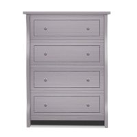 Sorelle - Princeton Elite 4 Drawer Dresser - Weathered Gray - Front_Zoom