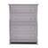 Front. Sorelle - Princeton Elite 4 Drawer Dresser - Weathered Gray.