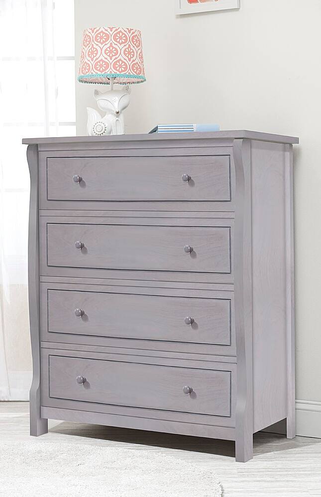 Left. Sorelle - Princeton Elite 4 Drawer Dresser - Weathered Gray.