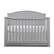 Front. Sorelle - Berkley Round Top Panel Crib - Gray.