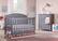 Alt View 12. Sorelle - Berkley Round Top Panel Crib - Gray.