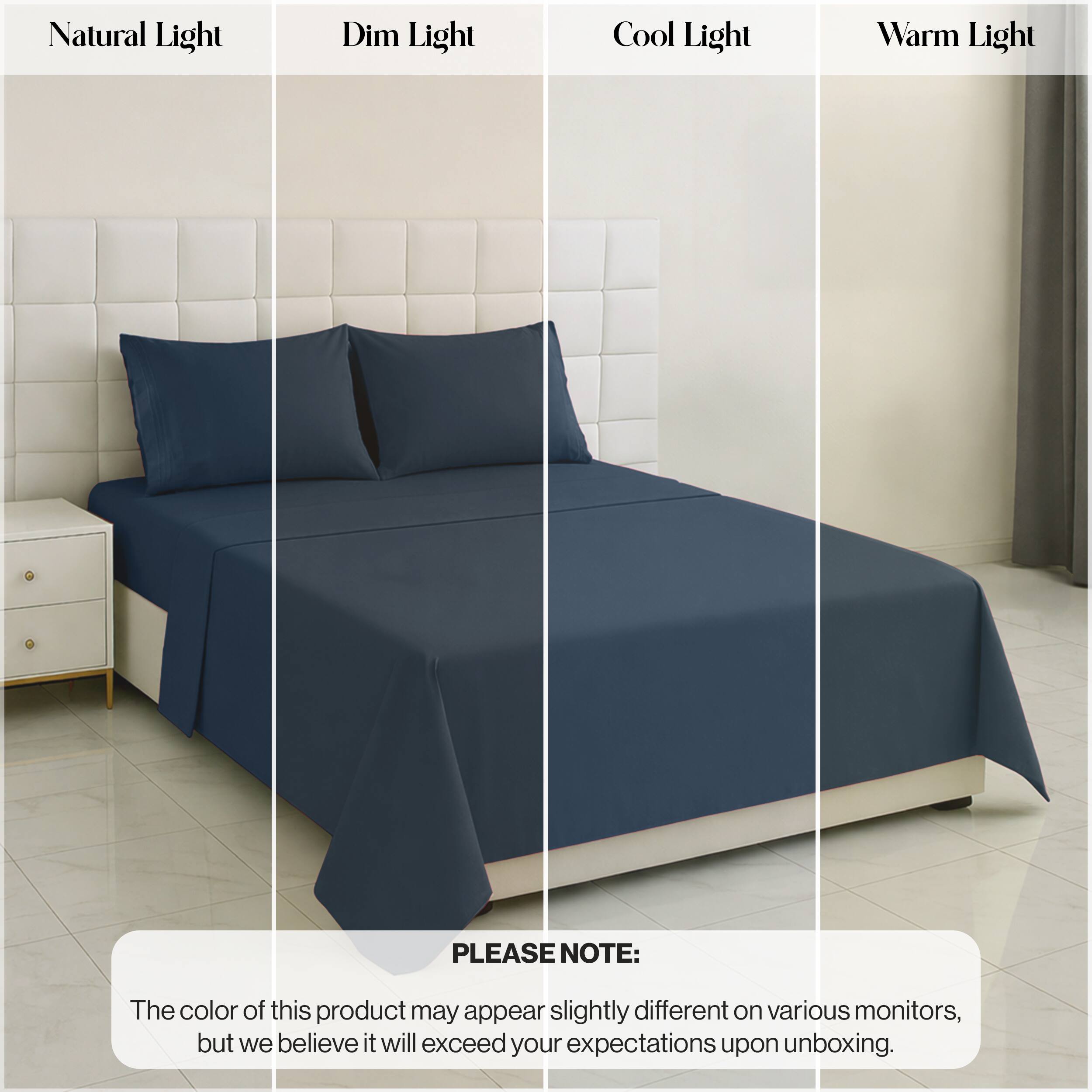 Natural Light  
Dim Light  
Cool Light  
Warm Light  

PLEASE NOTE:  
The color of this product may appear slightly different on various monitors, but we believe it will exceed your expectations upon unboxing.