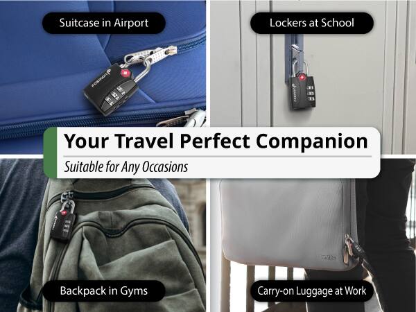 Your Travel Perfect Companion Suitable for Any Occasions

Suitcase in Airport
Lockers at School
Backpack in Gyms
Carry-on Luggage at Work
