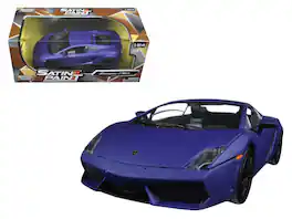 Lamborghini Gallardo LP 560-4 Matt 1/24 Diecast Model Car by Motormax - Purple