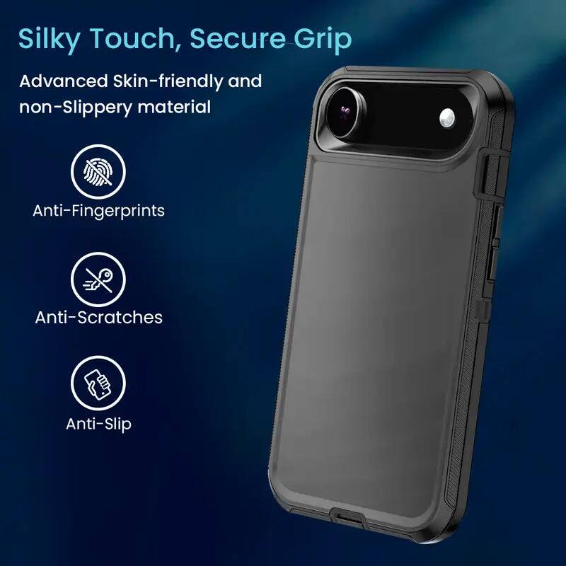 Silky Touch, Secure Grip

Advanced Skin-friendly and non-Slippery material

Anti-Fingerprints

Anti-Scratches

Anti-Slip