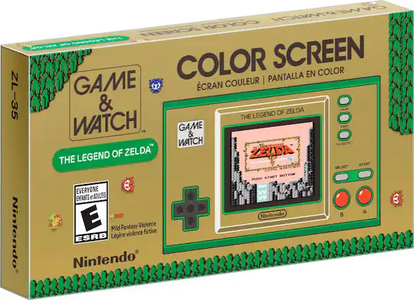 Front. Nintendo - Game & Watch: The Legend of Zelda. - E (Everyone)