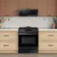 Alt View 12. Samsung - 1.1 cu. ft. Smart SLIM Over-the-Range Microwave with 550 CFM Hood Ventilation, Wi-Fi & Voice Control - Black Stainless Steel.
