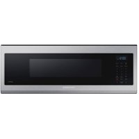 Samsung 1.1 cu. ft. Smart Slim Over-the-Range 400 CFM Hood Ventilation Microwave with Wi-Fi & Voice Control (Stainless Steel)
