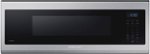 Samsung - 1.1 cu. ft. Smart SLIM Over-the-Range Microwave with 400 CFM Hood Ventilation, Wi-Fi & Voice Control - Stainless Steel