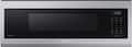 Samsung - 1.1 cu. ft. Smart SLIM Over-the-Range Microwave with 400 CFM Hood Ventilation - Stainless Steel