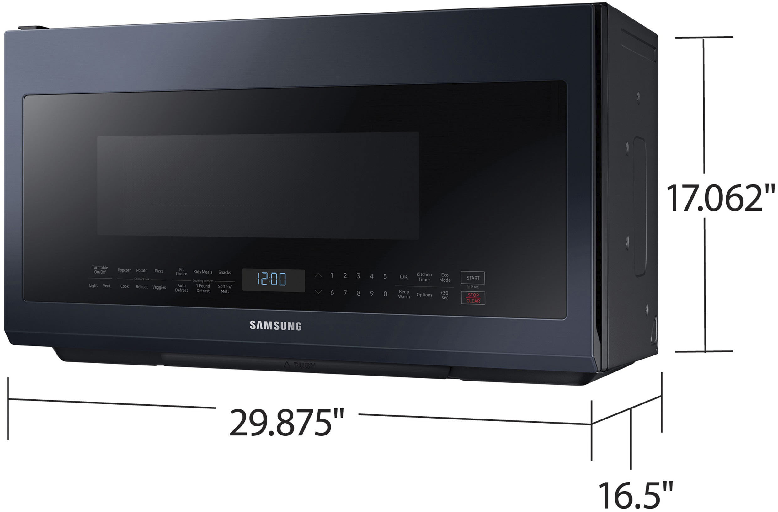 Samsung – BESPOKE 2.1 cu. ft. Smart Over-the-Range Microwave with Sensor Cooking – Navy Steel Sansujyuku sansujyuku.com