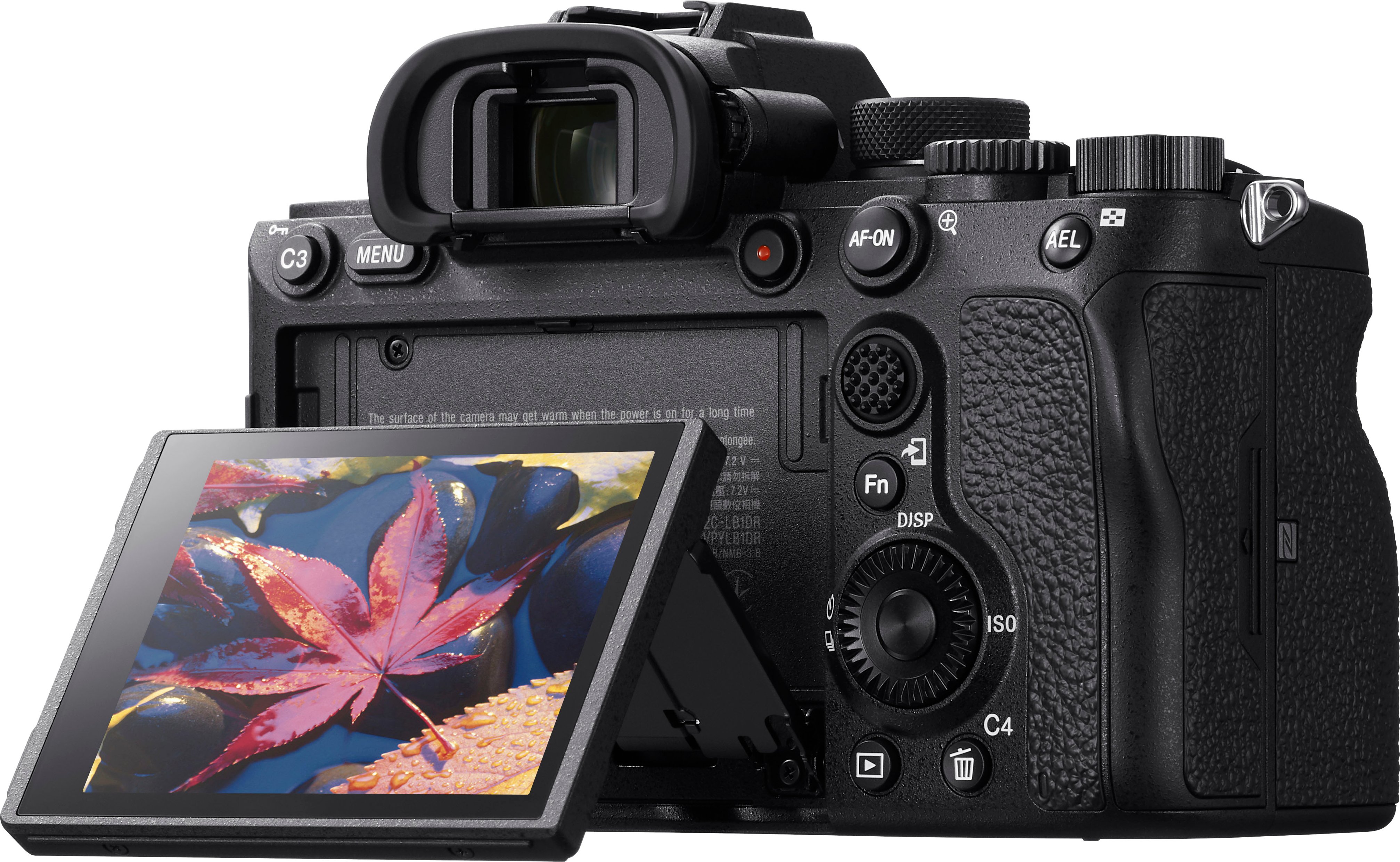 Left View: Sony - Alpha 7R IV Full-frame Mirrorless Interchangeable Lens 61 MP Camera - Body Only - Black