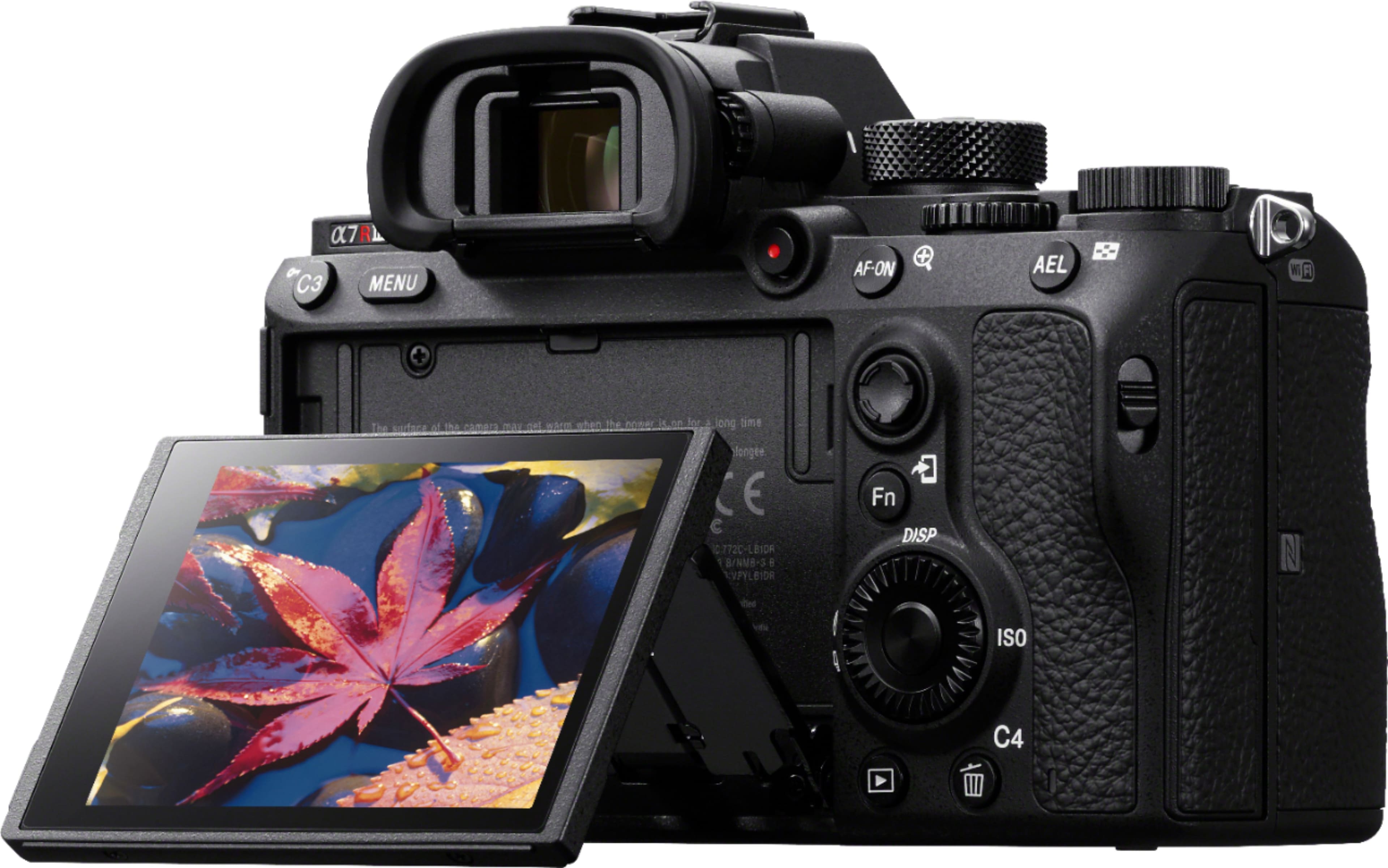 Angle. Sony - Alpha 7R III Full-frame Interchangeable Lens 42.4 MP Mirrorless Camera - Body Only - Black.