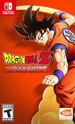 Front. BANDAI NAMCO Entertainment - Dragon Ball Z: Kakarot + A New Power Awakens Set. - T (Teen 13+)