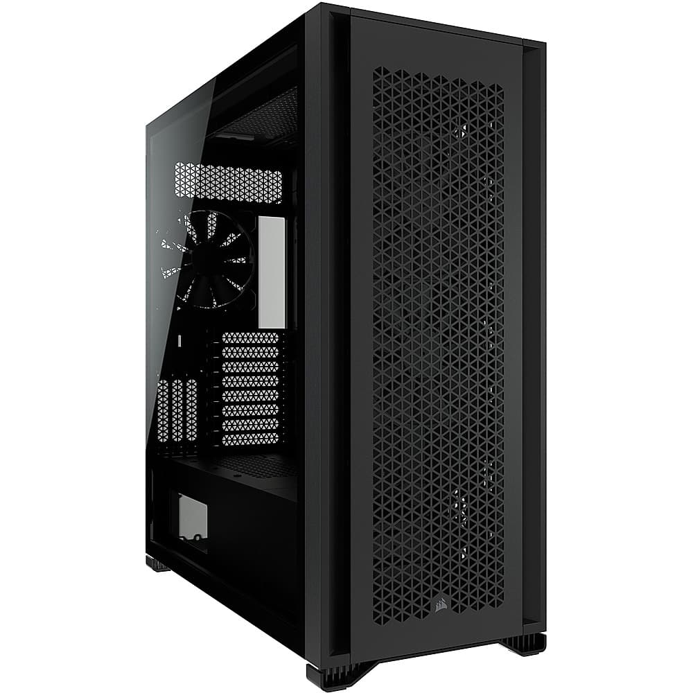 CORSAIR - 7000D AIRFLOW ATX Full-Tower PC Case - Black - Front_Zoom