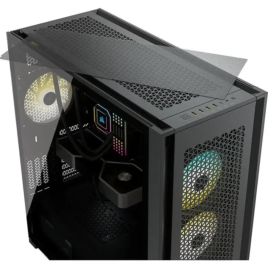 Alt View 24. CORSAIR - 7000D AIRFLOW ATX Full-Tower PC Case - Black.