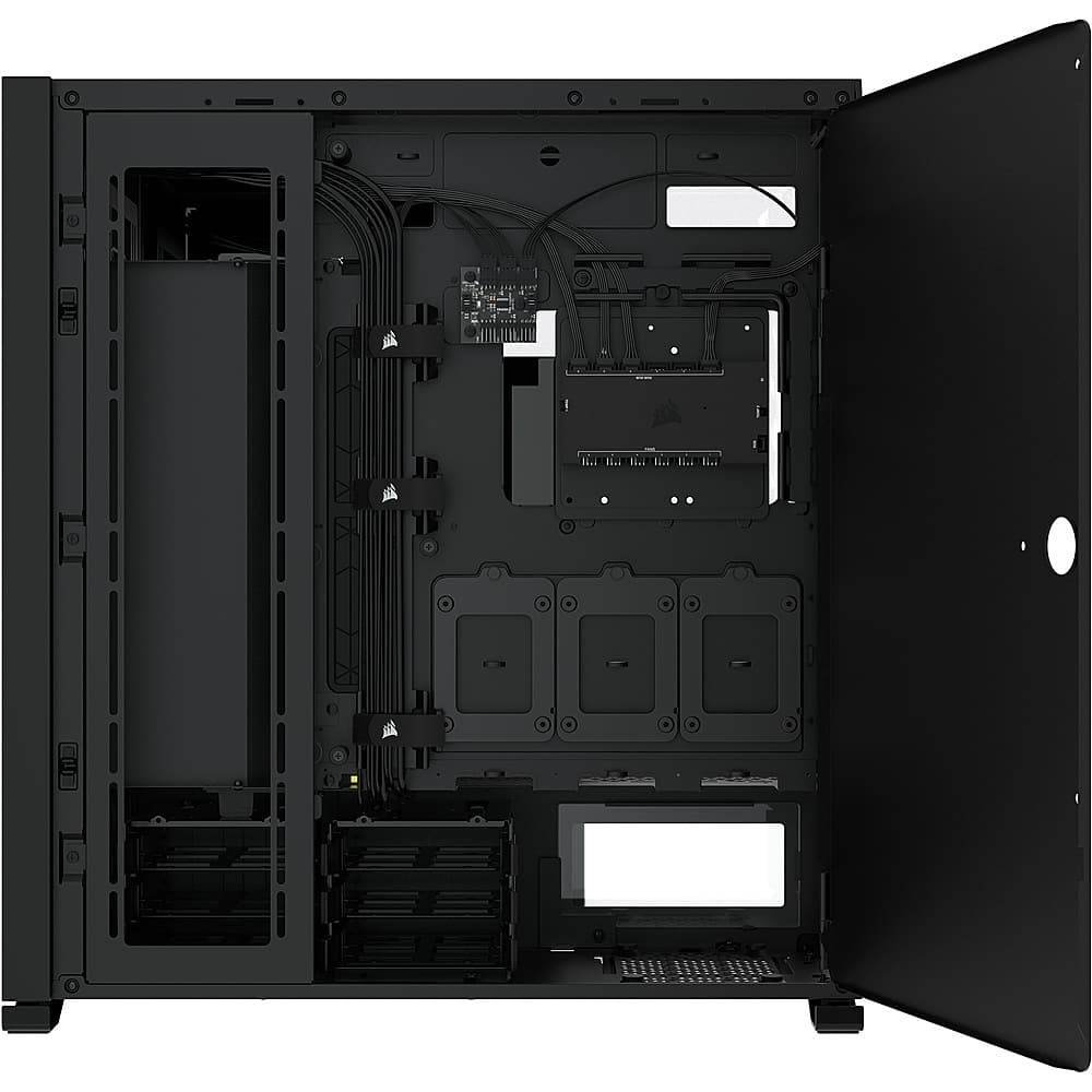 Alt View 30. CORSAIR - iCUE 7000X RGB ATX Full-Tower PC Case - Black.