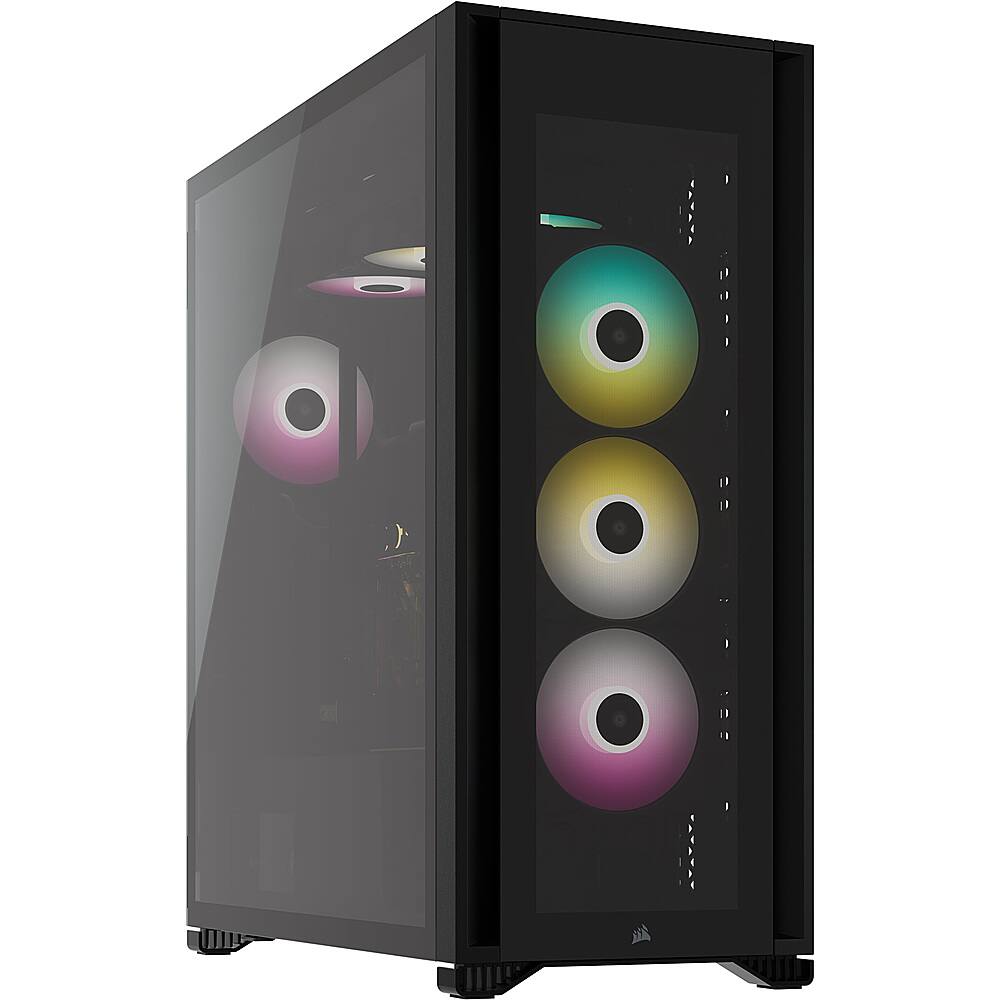 Alt View 36. CORSAIR - iCUE 7000X RGB ATX Full-Tower PC Case - Black.
