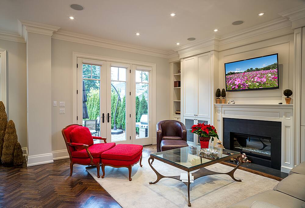 Left. Peerless-AV - Tilt TV Display Wall Mount For Most 50" - 65" TVs,Flat Panel Displays - Matte Black.