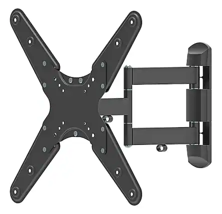 Front. Peerless-AV - Full-Motion Tilt, Rotate Display TV Wall Mount For Most 32" - 50" Flat Panel Displays,TVs - Matte Black.