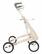 Front. byAcre - Carbon Ultralight Compact Rollator, 16.1" Seat Width, Supports up to 285lbs - White Frame.