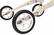 Alt View 14. byAcre - Carbon Ultralight Compact Rollator, 16.1" Seat Width, Supports up to 285lbs - White Frame.