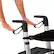 Alt View 11. Medline - Euro Style Rolling Walker with Seat, Folds Easily, Large 8" Wheels, Adjustable Height and Storage Bag - Silver.