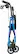 Alt View 11. Medline - Medline Mobility Lightweight Folding Aluminum Rollator Walker with 8-inch Wheels, Adjustable Seat and Arms - Light Blue.