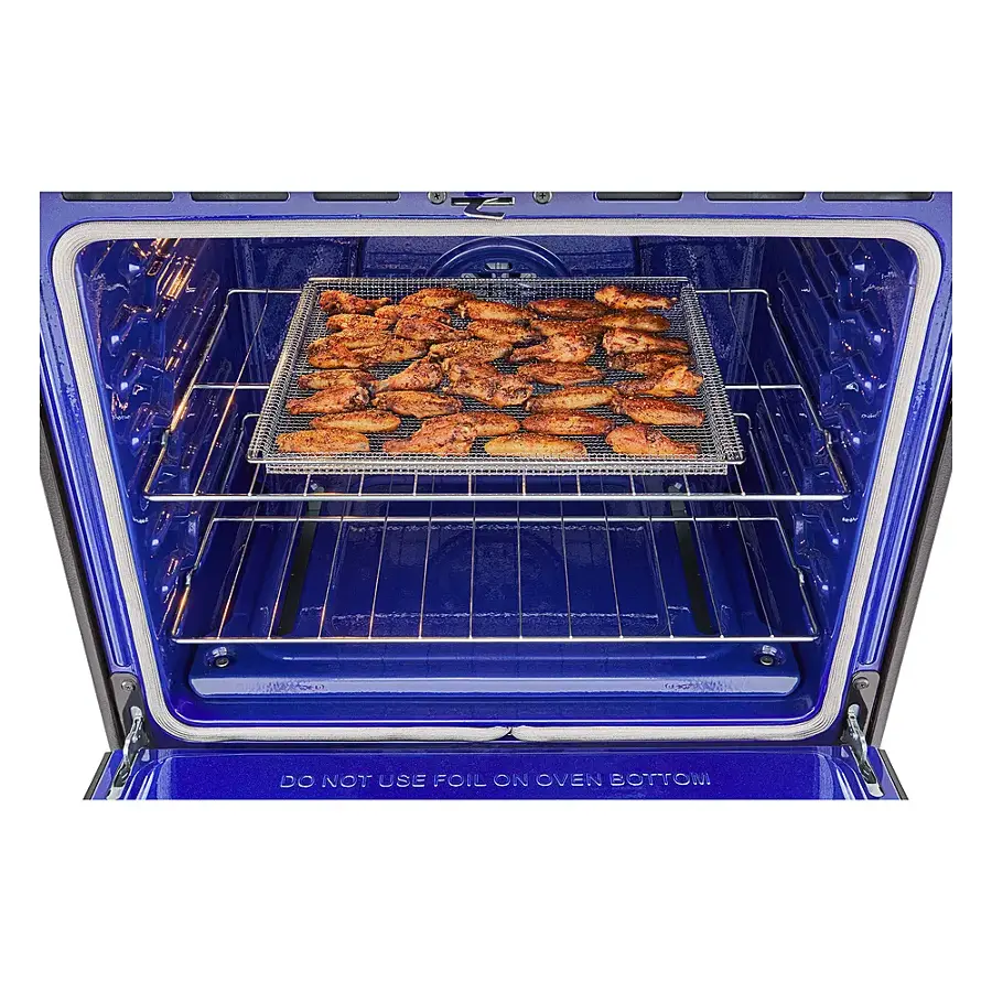 Alt View 16. LG - 5.8 Cu. Ft. Smart Slide-In Gas True Convection Range with EasyClean and Air Fry - PrintProof Stainless Steel.