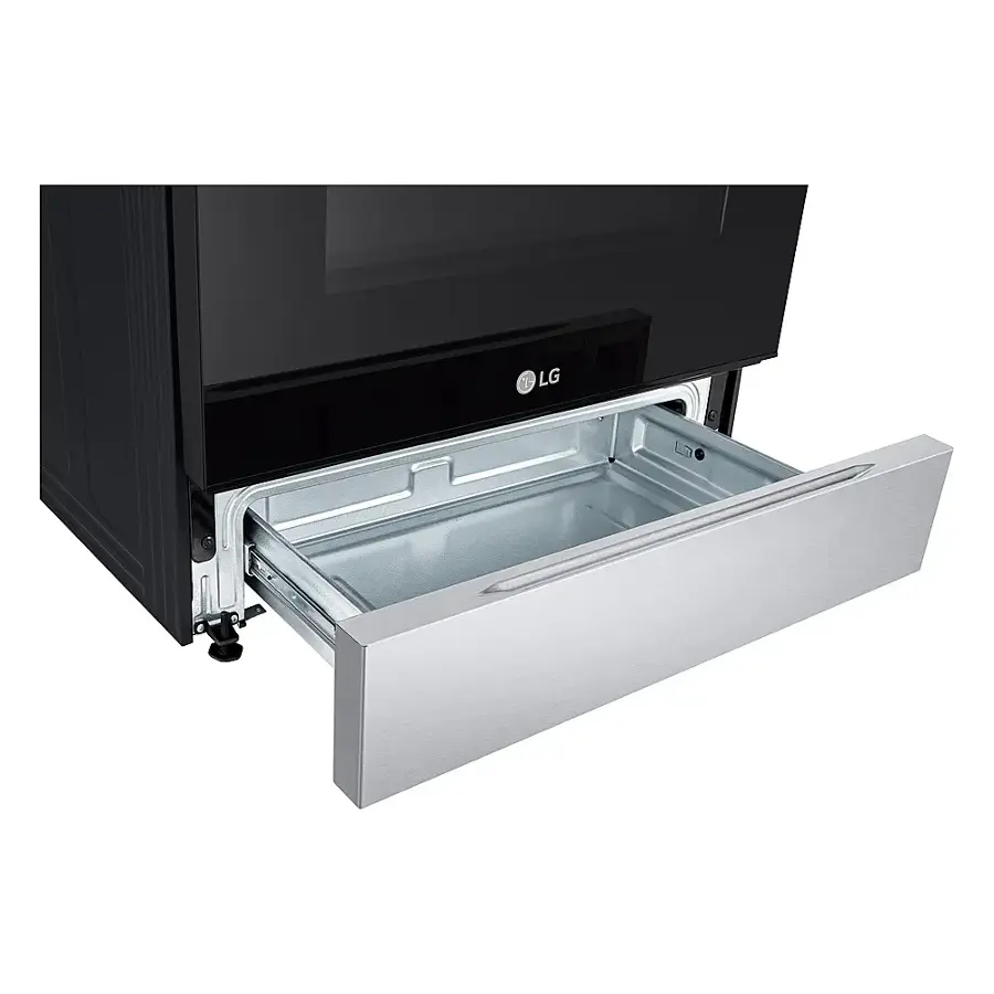 Alt View 21. LG - 5.8 Cu. Ft. Smart Slide-In Gas True Convection Range with EasyClean and Air Fry - PrintProof Stainless Steel.