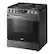 Alt View 12. LG - 5.8 Cu. Ft. Smart Slide-In Gas True Convection Range with EasyClean and Air Fry - Black Stainless Steel.