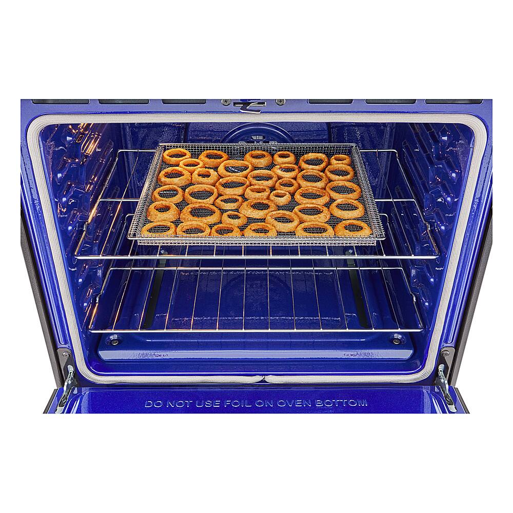 Alt View 15. LG - 5.8 Cu. Ft. Smart Slide-In Gas True Convection Range with EasyClean and Air Fry - Black Stainless Steel.