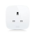 Front Zoom. Eve Energy - Smart Plug & Power Meter with built-in Schedules, Apple HomeKit, Bluetooth and Thread - White.