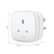 Alt View Zoom 11. Eve Energy - Smart Plug & Power Meter with built-in Schedules, Apple HomeKit, Bluetooth and Thread - White.