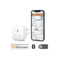 Alt View Zoom 12. Eve Energy - Smart Plug & Power Meter with built-in Schedules, Apple HomeKit, Bluetooth and Thread - White.